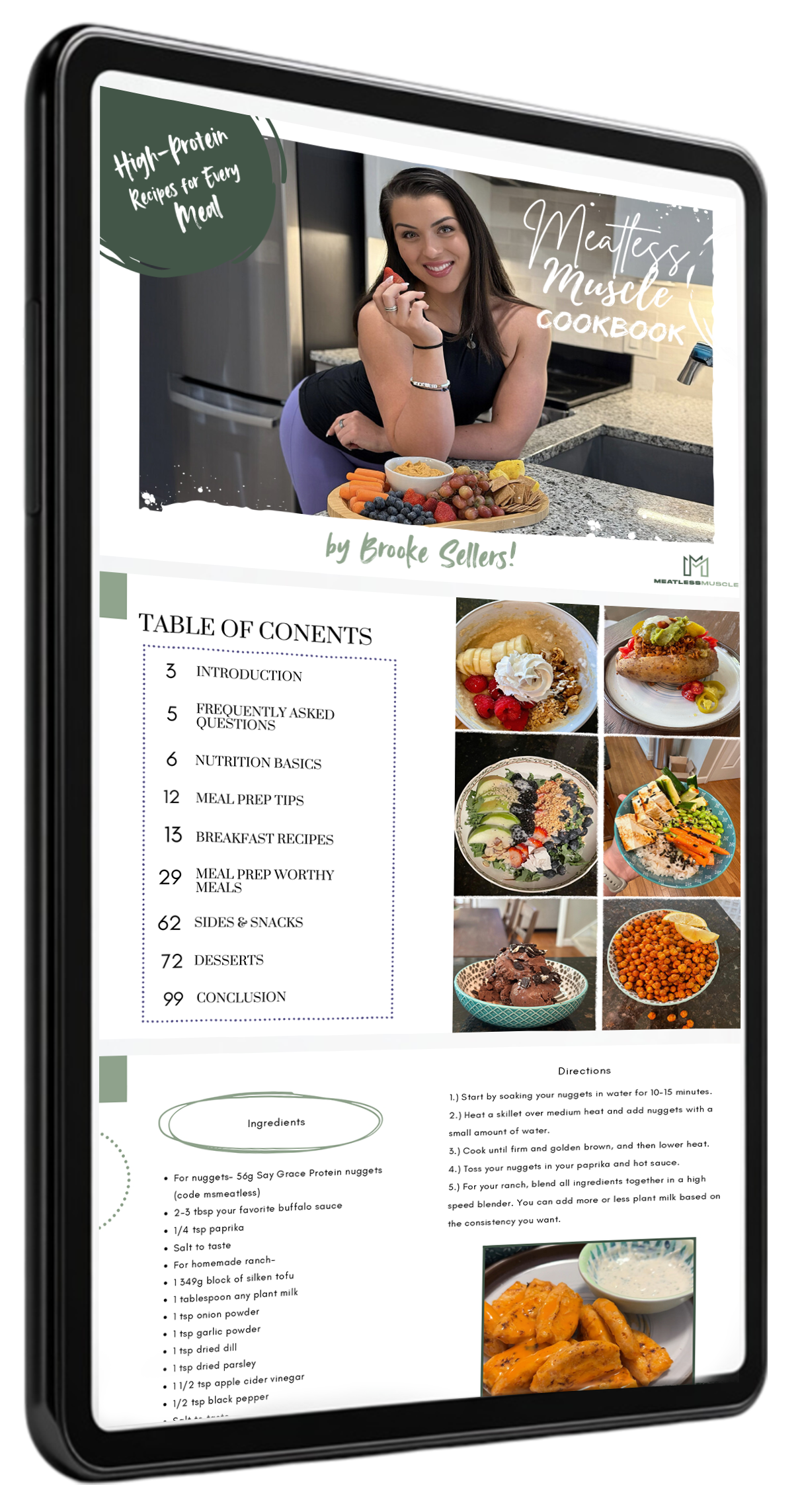 High-Protein Recipes for Every Meal cookbook cover