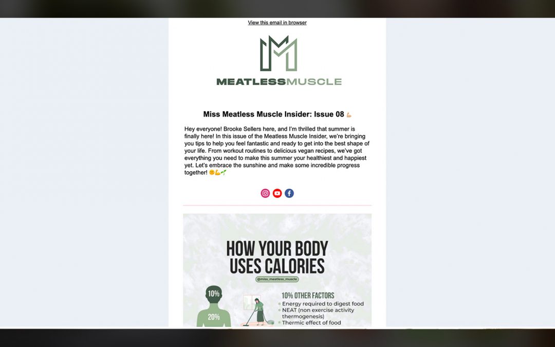 Miss Meatless Muscle Insider: Issue 08