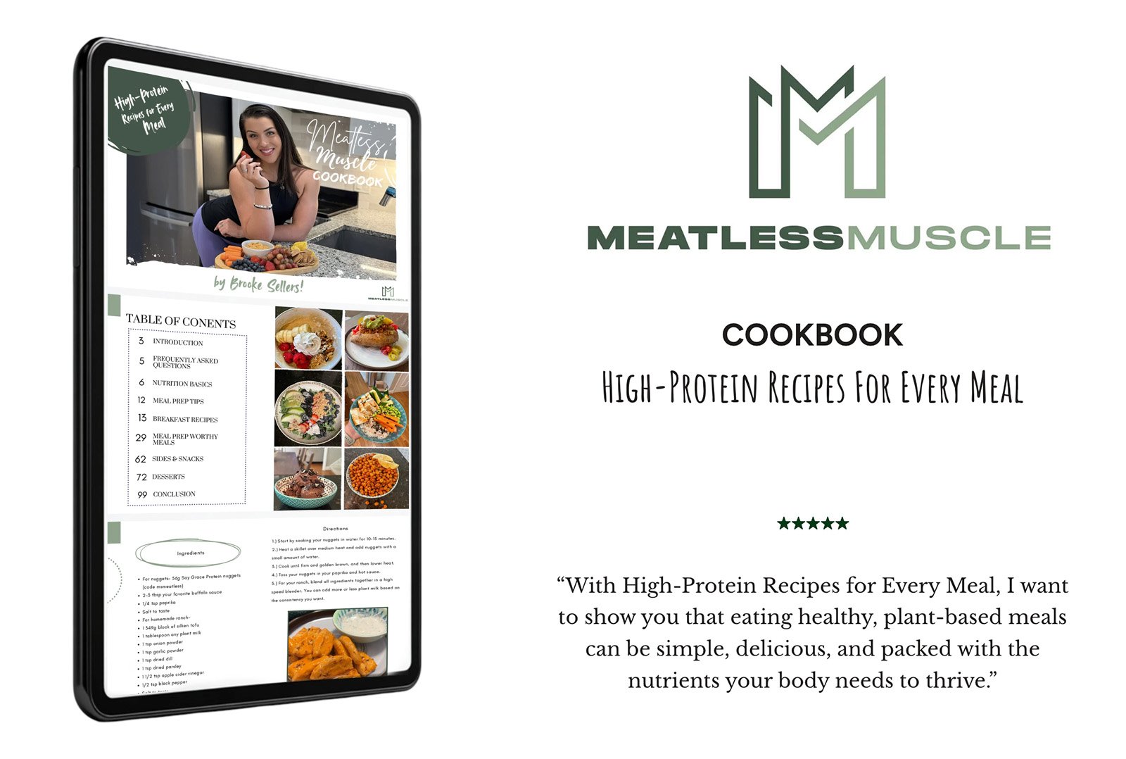 Meatless Muscle Cookbook